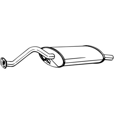 Geluiddemper Achter Bosal 115-311 Geluiddemper Achter Bosal 115-311