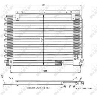 Condensator, Airconditioning Nrf 35191 Condensator, Airconditioning Nrf 35191
