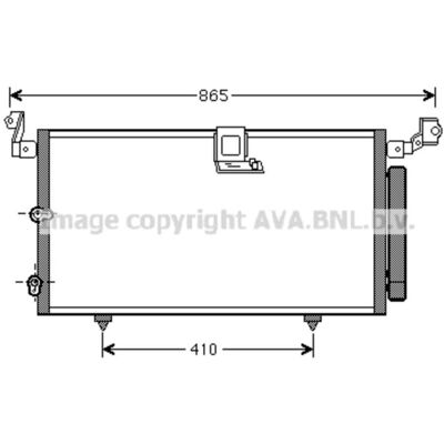 Condensator, Airconditioning Ava Cooling To5384d Condensator, Airconditioning Ava Cooling To5384d
