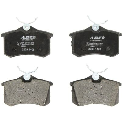 Remblokset Abe C2w002, Achter Remblokset Abe C2w002, Achter