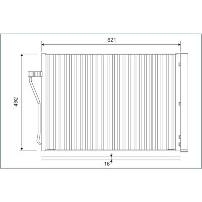 Condensator, Airconditioning Valeo 812879 Condensator, Airconditioning Valeo 812879