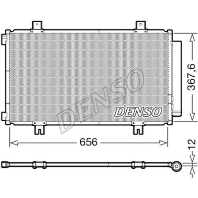 Condensator, Airconditioning Denso Dcn47009 Condensator, Airconditioning Denso Dcn47009