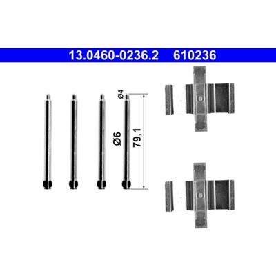 Montageset, Remblokset Ate 13.0460-0236.2 Montageset, Remblokset Ate 13.0460-0236.2