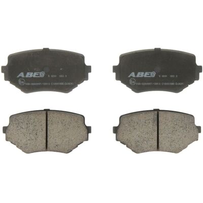 Remblokset Abe C18001, Voor Remblokset Abe C18001, Voor