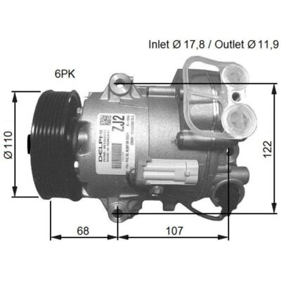 Compressor Airconditioning Nrf 32781g Compressor Airconditioning Nrf 32781g