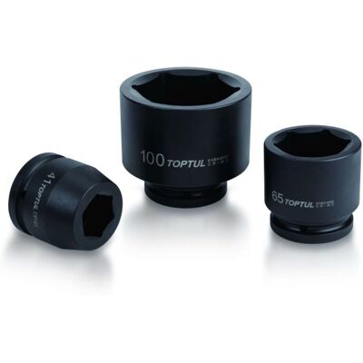 Slagmoerdop Toptul 1 Inch 41 Mm 6-Kant Slagmoerdop Toptul 1 Inch 41 Mm 6-Kant