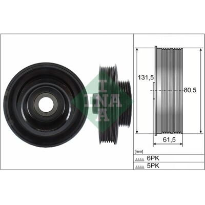 Schaeffler Ina Riemschijf, Krukas Ina 544 0141 10 Schaeffler Ina Riemschijf, Krukas Ina 544 0141 10