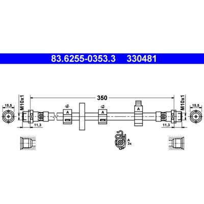 Remleiding Ate 83.6255-0353.3 Remleiding Ate 83.6255-0353.3