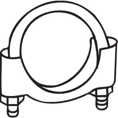 Klemstuk, Uitlaatsysteem Bosal M8 Bosal 250-236 Klemstuk, Uitlaatsysteem Bosal M8 Bosal 250-236