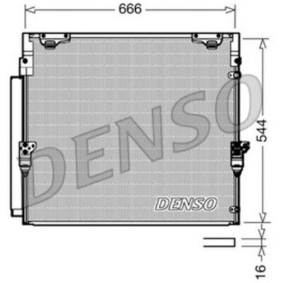 Condensator, Airconditioning Denso Dcn50036 Condensator, Airconditioning Denso Dcn50036