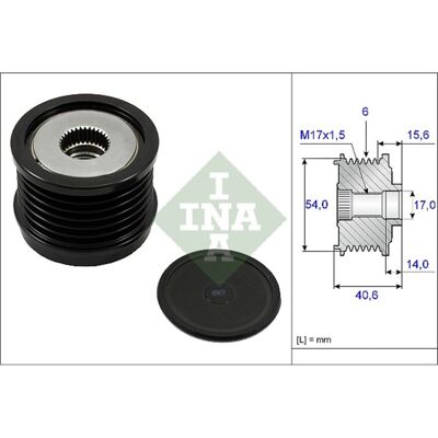 Schaeffler Ina Generator Vrijloop Ina 535 0230 10 Schaeffler Ina Generator Vrijloop Ina 535 0230 10