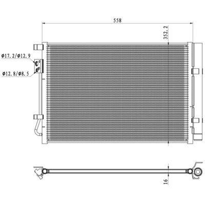 Condensator, Airconditioning Nrf 350492 Condensator, Airconditioning Nrf 350492