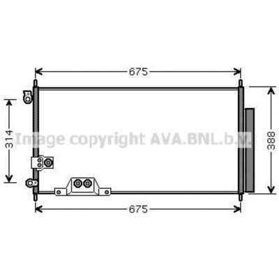 Condensator, Airconditioning Ava Cooling Hda5239d Ava Condensator, Airconditioning Ava Cooling Hda5239d Ava