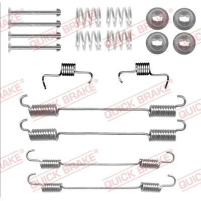 Toebehorenset, Remschoenen Quick Brake 105-0059 Toebehorenset, Remschoenen Quick Brake 105-0059