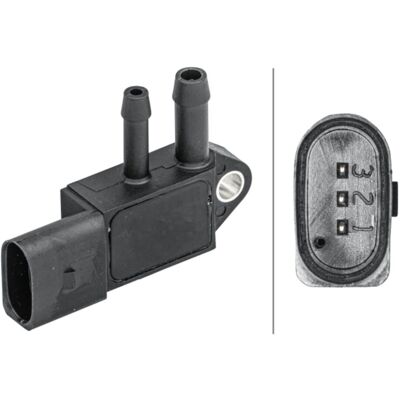 Sensor, Differentiële Druk Hella 6pp 009 409-231 Sensor, Differentiële Druk Hella 6pp 009 409-231