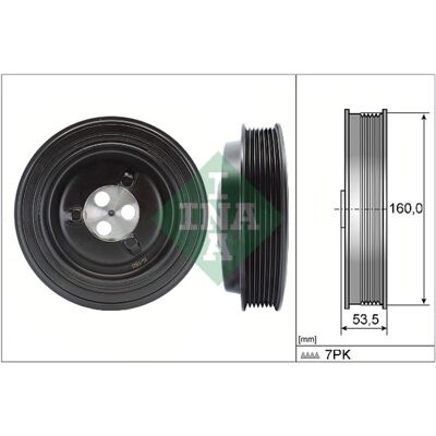 Schaeffler Ina Riemschijf, Krukas Ina 544 0132 10 Schaeffler Ina Riemschijf, Krukas Ina 544 0132 10