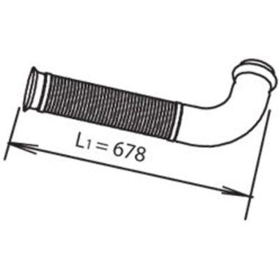 Uitlaatpijp Dinex 66220 Uitlaatpijp Dinex 66220
