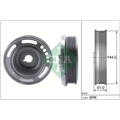 Schaeffler Ina Riemschijf, Krukas Ina 544 0168 10 Schaeffler Ina Riemschijf, Krukas Ina 544 0168 10
