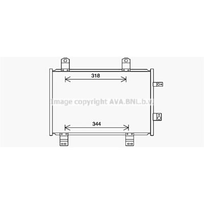 Condensator, Airconditioning Ava Cooling Mz5284 Condensator, Airconditioning Ava Cooling Mz5284
