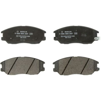 Remblokset Bosch 0 986 494 347, Voor Remblokset Bosch 0 986 494 347, Voor