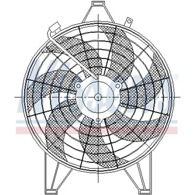 Koelventilatorwiel, Motorkoeling Nissens 85531 Koelventilatorwiel, Motorkoeling Nissens 85531