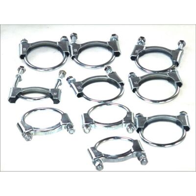 U-Klem, Uitlaatsysteem Bosal 250-265 10 Stuk U-Klem, Uitlaatsysteem Bosal 250-265 10 Stuk