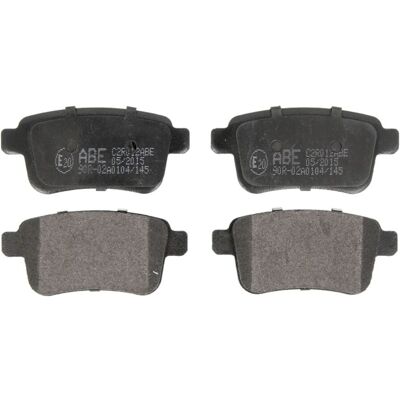 Remblokset Abe C2r012, Achter Remblokset Abe C2r012, Achter