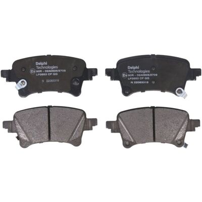 Remblokset Delphi Lp3853, Achter Remblokset Delphi Lp3853, Achter