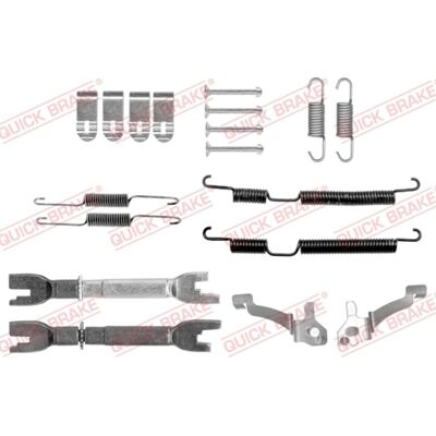 Toebehorenset, Remschoenen Quick Brake 105-0045s-02 Toebehorenset, Remschoenen Quick Brake 105-0045s-02