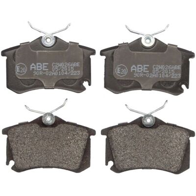 Remblokset Abe C2w026, Achter Remblokset Abe C2w026, Achter