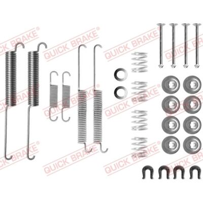 Toebehorenset, Remschoenen Quick Brake 105-0787 Toebehorenset, Remschoenen Quick Brake 105-0787