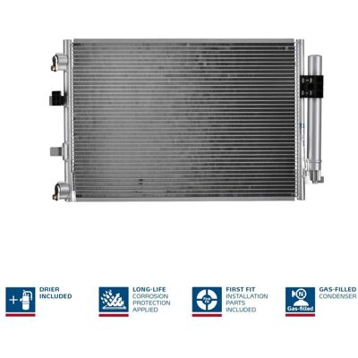 Condensator, Airconditioning Nissens 940222 Condensator, Airconditioning Nissens 940222