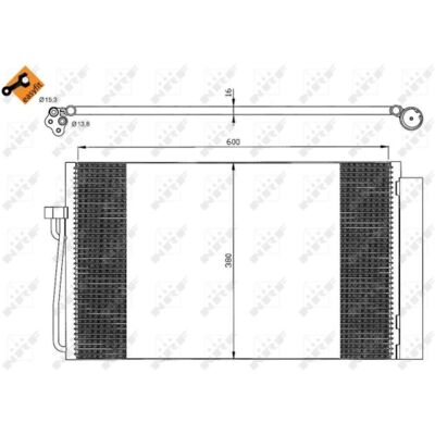 Condensator, Airconditioning Nrf 35538 Condensator, Airconditioning Nrf 35538