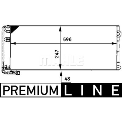 Condensator, Airconditioning Mahle Ac 669 000p Condensator, Airconditioning Mahle Ac 669 000p