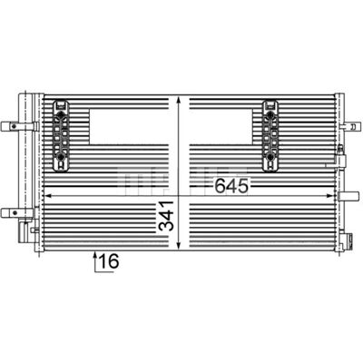 Condensator, Airconditioner Mahle Ac 457 000s Condensator, Airconditioner Mahle Ac 457 000s