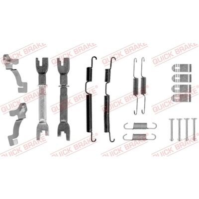 Toebehorenset, Remschoenen Quick Brake 105-0045s Toebehorenset, Remschoenen Quick Brake 105-0045s