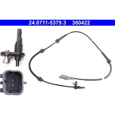 Sensor, Wielsnelheid Ate 24.0711-5379.3 Sensor, Wielsnelheid Ate 24.0711-5379.3