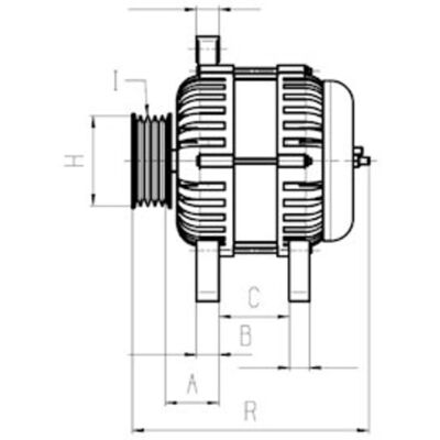 Dynamo / Alternator Hc-Cargo F 032 116 969 Dynamo / Alternator Hc-Cargo F 032 116 969
