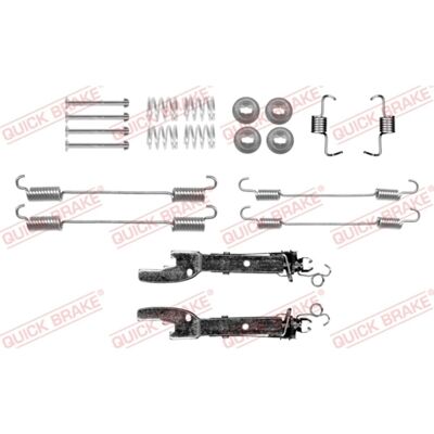 Toebehorenset, Remschoenen Quick Brake 105-0059s Toebehorenset, Remschoenen Quick Brake 105-0059s