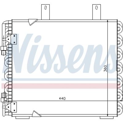 Condensator, Airconditioning Nissens 94172 Condensator, Airconditioning Nissens 94172