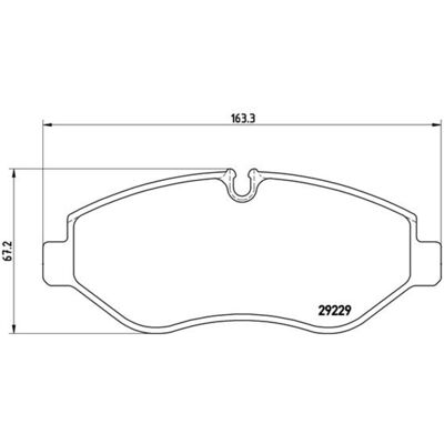 Remblokset Brembo P A6 026, Voor Remblokset Brembo P A6 026, Voor