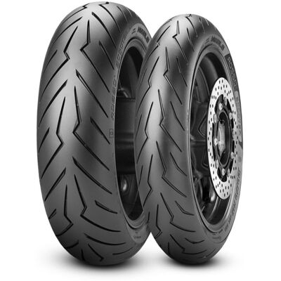 Pirelli Diablo Rosso Scooter 120/70-12 Tl, Motorbanden Voor/achter Pirelli Diablo Rosso Scooter 120/70-12 Tl, Motorbanden Voor/achter
