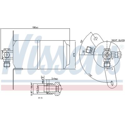 Droger, Airconditioningsysteem Nissens 95025 Droger, Airconditioningsysteem Nissens 95025