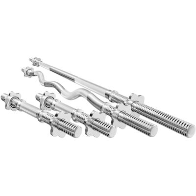 Set MWG4 Barbell bar 167 cm + curl bar 120 cm + 2x dumbbell bar 40 cm 30 mm - Marbo Sport Set MWG4 Barbell bar 167 cm + curl bar 120 cm + 2x dumbbell bar 40 cm 30 mm - Marbo Sport
