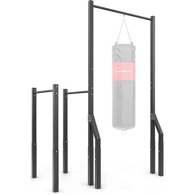 External pull-up bar with bag holder and long dip handrails MO-Z2 - Marbo Sport External pull-up bar with bag holder and long dip handrails MO-Z2 - Marbo Sport
