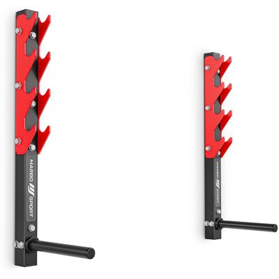 Wall-Mounted Weights And Bars Storage Rack MH-S208 - Marbo Sport Wall-Mounted Weights And Bars Storage Rack MH-S208 - Marbo Sport