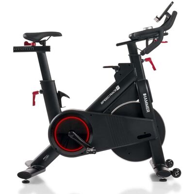 Speedbike Speed Race X 26 Push&Turn; Display 20kg vliegwiel Bluetooth, High Intensity, 130kg gebruikersgewicht, Fluisterstil, snelle verstelling HAMMER Speedbike Speed Race X 26 Push&Turn; Display 20kg vliegwiel Bluetooth, High Intensity, 130kg gebruikersgewicht, Fluisterstil, snelle verstelling HAMMER