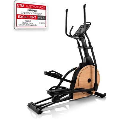HAMMER CrossPace 7.0 NorsK Houten design 10,1" touchscreen Kinomap/Zwift HAMMER CrossPace 7.0 NorsK Houten design 10,1" touchscreen Kinomap/Zwift