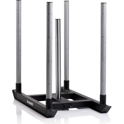 Weight Sled Competition, robuust staal, 4 flexibel insteekbare handgrepen, 50-mm-opname, FitnessRace, sled pulls, 50 kg eigengewicht HAMMER Weight Sled Competition, robuust staal, 4 flexibel insteekbare handgrepen, 50-mm-opname, FitnessRace, sled pulls, 50 kg eigengewicht HAMMER
