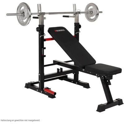 HAMMER Halterbank Force 4.0 Opvouwbaar Rek Landmine 180 kg HAMMER Halterbank Force 4.0 Opvouwbaar Rek Landmine 180 kg